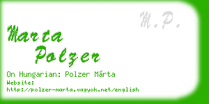 marta polzer business card